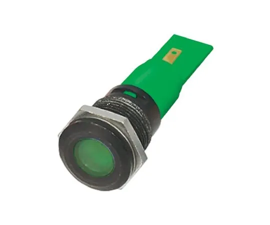63-6585-04　RS PRO Green Indicator, 24 V ac/dc, 16mm Mounting Hole Size, Solder Tab Termination　208-318