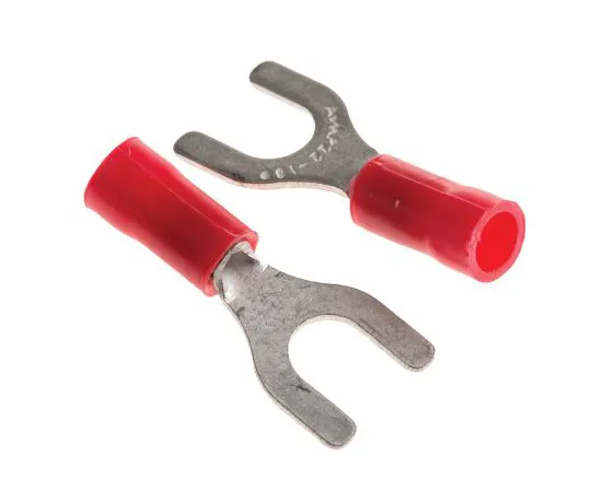 63-6735-56　Y-Shaped Crimp Terminal Stud Size M5 Red 0.26 to 1.65 mm 2 22 AWG to 16 AWG　34156