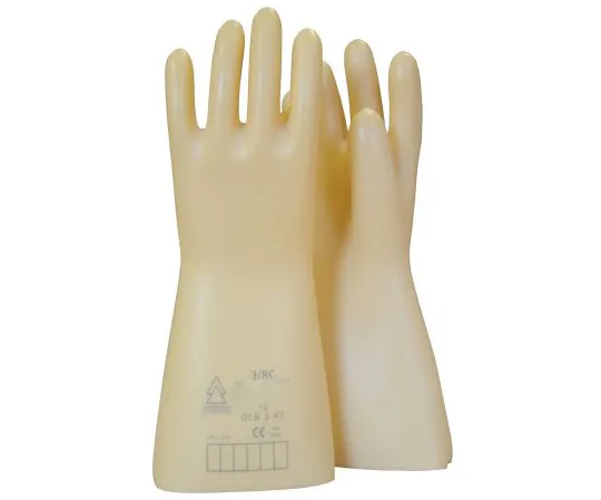 63-7025-27　Sibille GLE 41 Insulating Latex Electrical Safety Gloves, size 9, Beige　GLE41-4/09