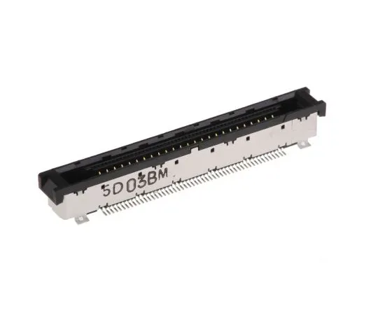 63-6823-02　Socket for Connecting Boards FX15 Series 0.5 mm 51 Pole 1 Row Straight Surface Mounting 1 Set (1000 Pieces)　FX15SC-51S-0.5SV