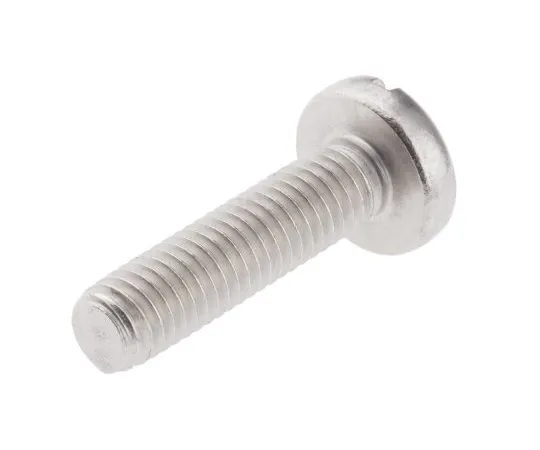 63-6576-04　RS PRO, M5 Pan Head, 20mm Stainless Steel Slot A4 316 Plain　189-478