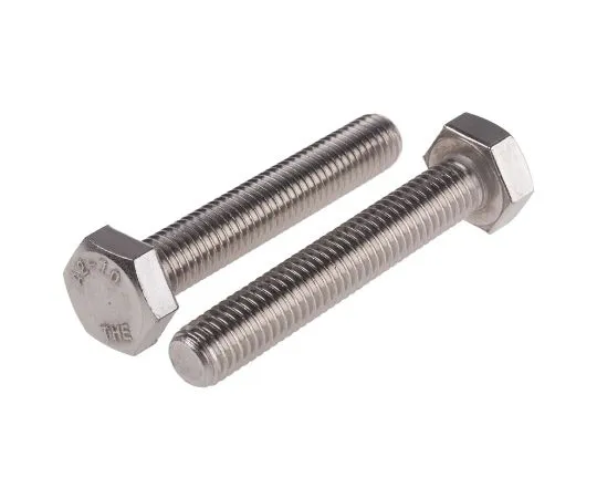 63-6610-21　Plain Stainless Steel Hex M10 x 60mm Set Screw　276-588