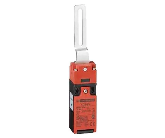 63-7027-88　Preventa XCSPL Safety Limit Switch With Elbowed Flush Lever Actuator, Nylon 66, Plastic, 2NC　XCSPL782