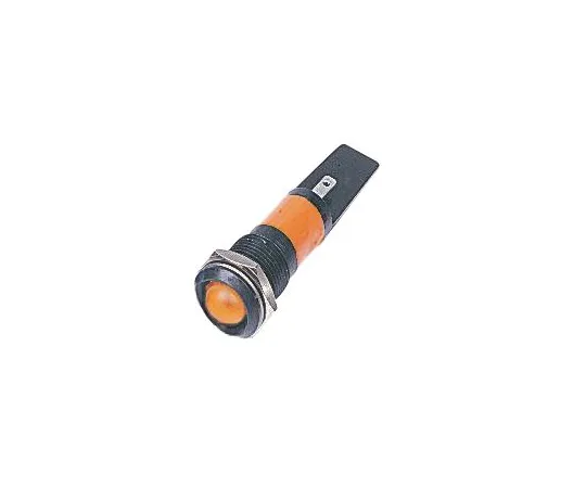 63-6587-09　RS PRO Orange neon Indicator, 110 V, 14.5mm Mounting Hole Size, Solder Tab Termination, IP40　210-939
