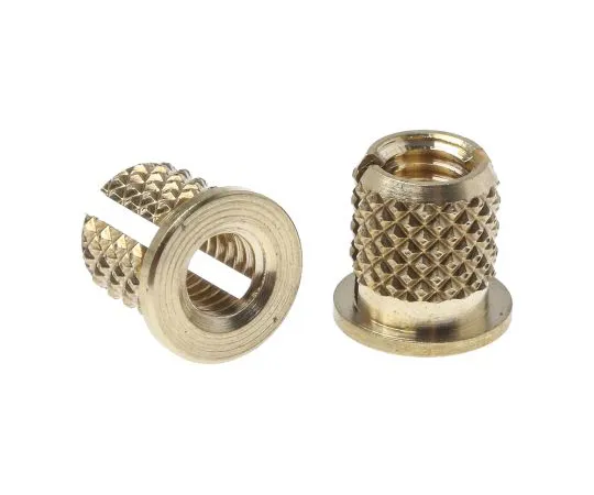 63-6611-61　RS PRO, M3.5 Brass Threaded Insert diameter 4.8mm Depth 6.35mm　278-590