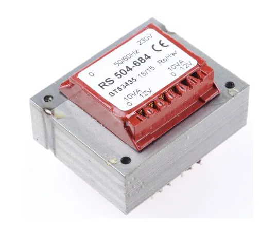63-6680-69　12V ac 2 Output Through Hole PCB Transformer, 20VA　504-684
