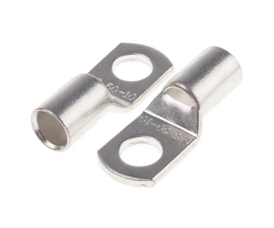 63-6977-76　RS PRO Uninsulated Crimp Ring Terminal, M10.5 (3/8) Stud Size to 50mm² Wire Size　125-1963