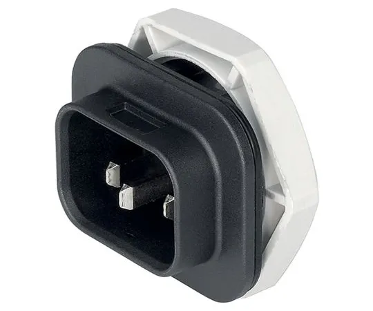 63-6993-56　Schurter S16 Panel Mount IEC Plug Male, 10 (IEC) A, 15 (UL/CSA) A, 250 V ac　4312.0002