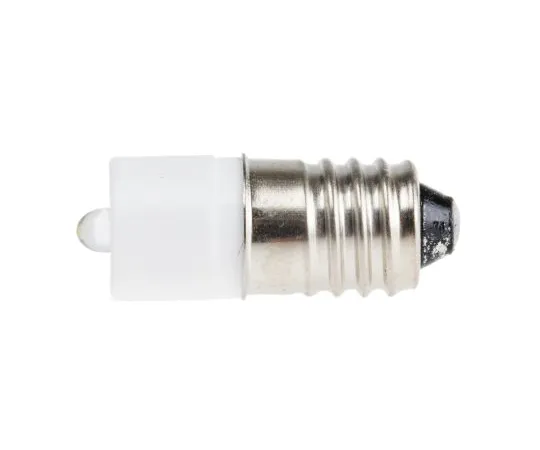 63-6582-19　LED Reflector Bulb, E10, White, Single Chip, 10mm dia., 60V ac/dc　204-833