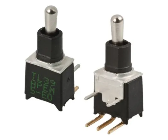 63-7026-56　APEM Single Pole Single Throw (SPST) Toggle Switch, (On)-On, PCB　TL32W0050