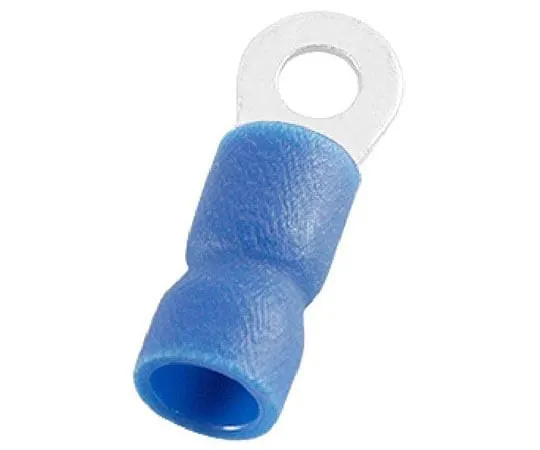 63-6977-70　RS PRO Insulated Crimp Ring Terminal, M3.2 (#4) Stud Size, 1.5mm² to 2.5mm² Wire Size, Blue　125-1956