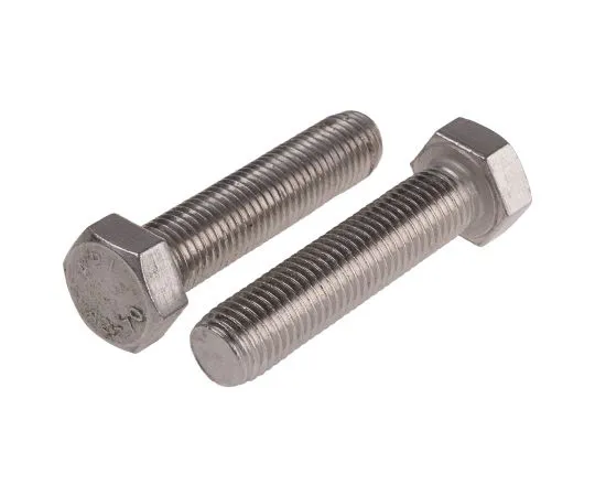 63-6610-28　Plain Stainless Steel Hex M16 x 70mm Set Screw　276-689