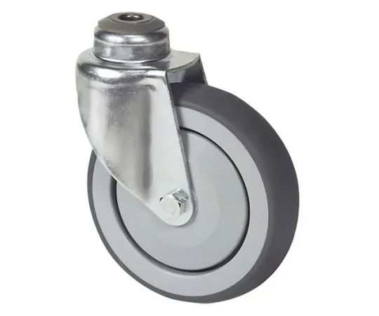 63-6984-36　Tente Swivel Castor 2340PIP125P30-13, 80 kg, 160 (Static) kg, Rubber tyres　2340PIP125P30-13