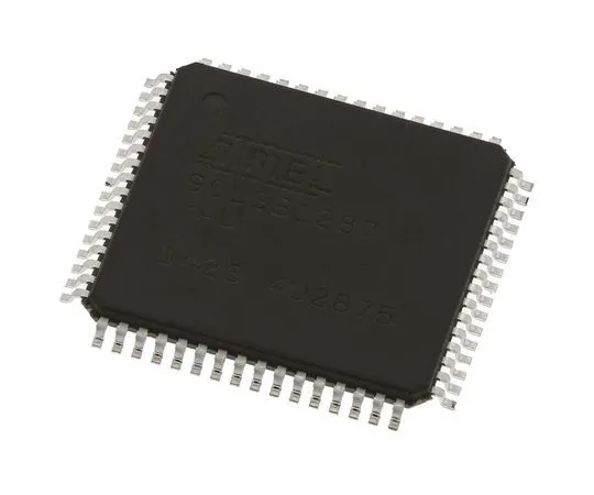 63-7014-42　Microchip Technology AT90USB1287-AU, 8bit AVR Microcontroller, 16MHz, 128 kB Flash, 64-Pin TQFP　AT90USB1287-AU