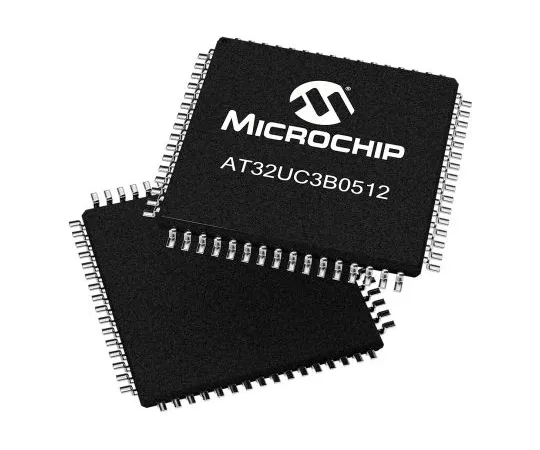 63-7013-78　Microchip AT32UC3B0512-A2UT, 32bit AVR32 Microcontroller, 60MHz, 512 kB Flash, 64-Pin TQFP　AT32UC3B0512-A2UT