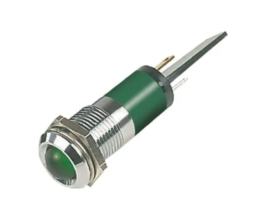 63-6581-40　RS PRO Green Indicator, 110 V ac, 14mm Mounting Hole Size, Solder Tab Termination, IP67　203-767