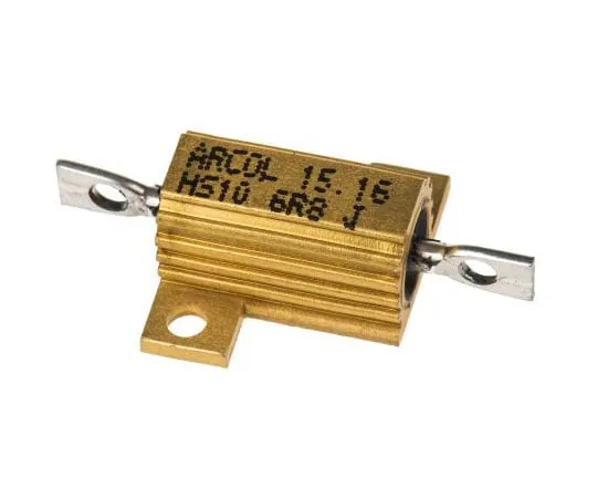 63-7349-20　Arcol HS10 Series Aluminium Ho***d Axial Wire Wound Panel Mount Resistor, 6.8Ω ±5% 10W　HS10 6R8 J