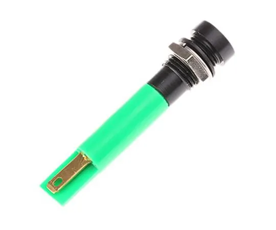 63-6587-92　RS PRO Green Indicator, 24 V ac/dc, 8mm Mounting Hole Size, Solder Tab Termination, IP67　212-171