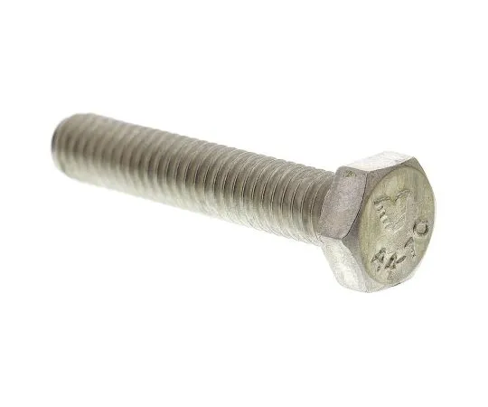 63-6576-38　Plain Stainless Steel Hex, Hex Bolt, M6 x 30mm　190-197
