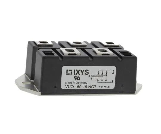 63-7351-87　IXYS VUO160-16NO7, 3-phase Bridge Rectifier Module, 175A 1600V, 5-Pin PWS E 1　VUO160-16NO7