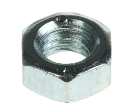 63-6579-62　RS PRO Steel Hex Nut, Bright Zinc Plated, M5　198-346