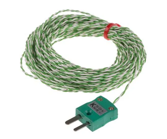 63-6902-45　RS PRO Type K Thermocouple 10m Length, 1/0.2mm Diameter → +260°C　123-6307