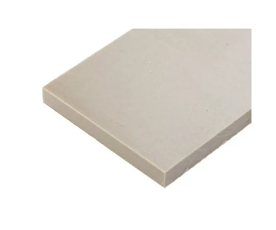 63-6689-98　Beige Plastic Sheet, 500mm x 50mm x 6mm　514-657