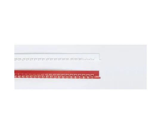 63-7331-17　Legrand Slide On Cable Marker, Pre-printed E Black on White　0 378 30