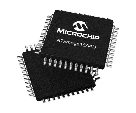 63-7029-69　Microchip Technology ATXMEGA16A4U-AU, 8/16bit AVR Microcontroller, 32MHz, 16 + 4 kB Flash, 44-Pin TQFP　ATXMEGA16A4U-AU