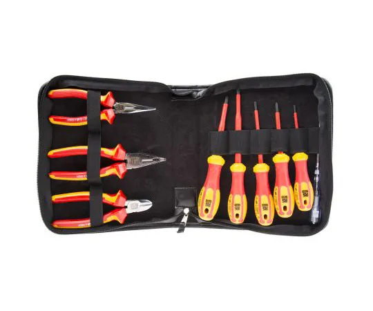 63-6979-20　RS Pro 9 Piece Insulated Pliers and Screwdriver Set　125-3097