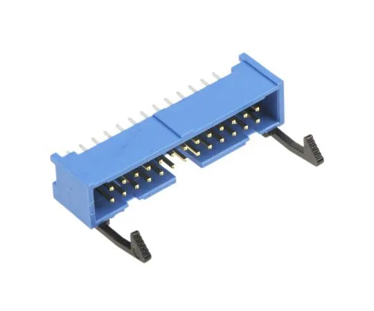 63-6654-78　Header-amplifier latches for connecting boards 26 poles 2.54 mm 2 rows straight　2-1761606-9