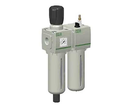 63-6982-66　Asco G 3/8 Filter Regulator Lubricator, Manual, Semi Automatic Drain, 25μm Filtration Size　A652A0000000002