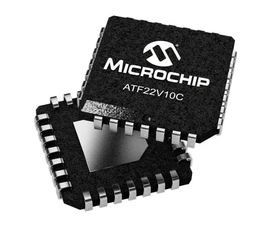 63-7014-80　Microchip Technology ATF22V10C-15JU, SPLD Simple Programmable Logic Device ATF22V10C 350 Gates, 10 Macro Cells, 10 I/O,　ATF22V10C-15JU