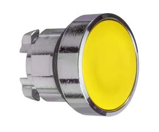 63-7038-85　Schneider Electric Harmony XB5 Series, Yellow Push Button Head, Spring Return, 22mm Cutout　ZB5AW583