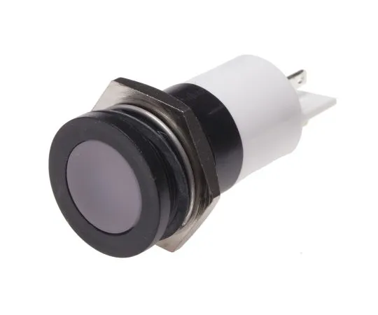 63-6587-62　RS PRO White Indicator, 24 V ac/dc, 22mm Mounting Hole Size, Solder Tab Termination　211-651