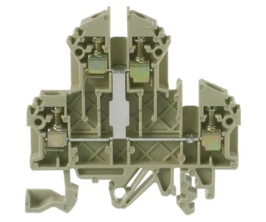 63-6679-24　RS PRO Brown Standard Din Rail Terminal, 22 → 12 AWG, 0.2 → 2.5mm², 500 V　501-994