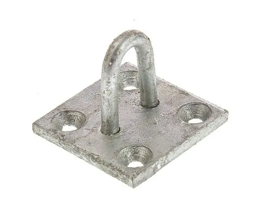 63-6724-52　RS PRO Steel Hasp & Staple, 50 x 50mm, 14mm　750-711