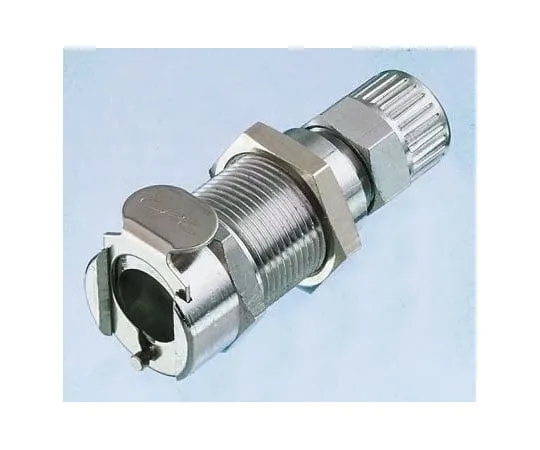 63-7324-78　Straight Hose Coupling Coupling Body - Valved, Panel Mount, Brass　LCD12006