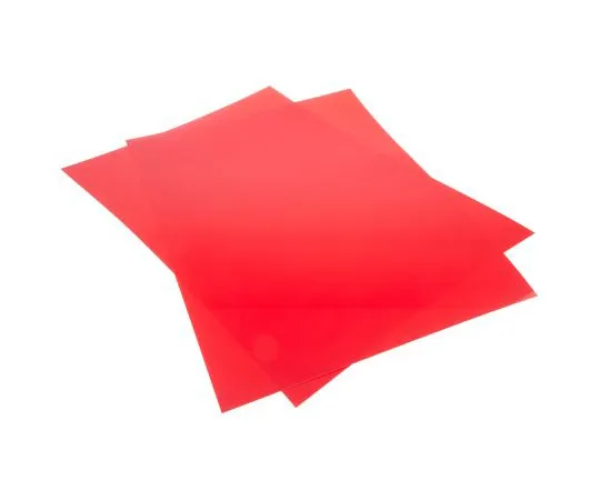 63-6727-34　Red Plastic Shim, 457mm x 305mm x 0.38mm　770-793