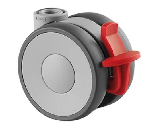 63-6984-47　Tente Swivel Castor with Brake 5925UAP065L51-10 Kick Pedal, 90 kg, 180 (Static) kg, PUR tyres　5925UAP065L51-10 Kick Pedal