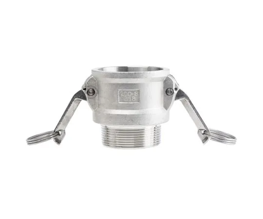 63-6616-58　Straight Male Hose Coupling 2in Part B Cam & Groove Coupler, 2 in R Male, Stainless Steel　307-207
