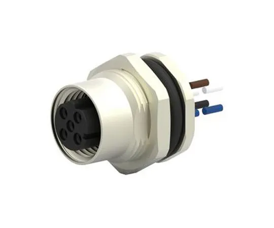 63-7041-33　TE Connectivity, T417 Series, Straight M12 to Unterminated Industrial Automation Cable Assembly, 5 Core 220mm Cable　T4171110005-001
