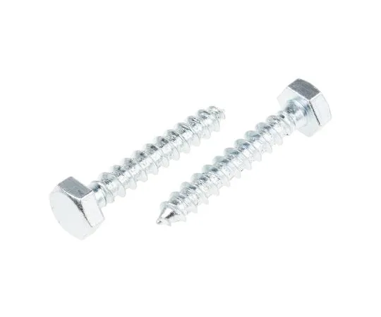 63-6732-91　RS PRO Hex Coach Screw, Steel Bright Zinc Plated, 10mm x 60mm　825-051