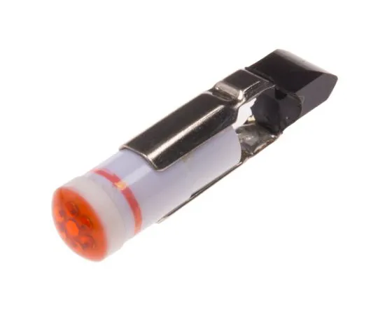 63-6581-94　LED Reflector Bulb, Telephone Slide, Red, Multichip, 5.5mm dia., 24V dc　204-502