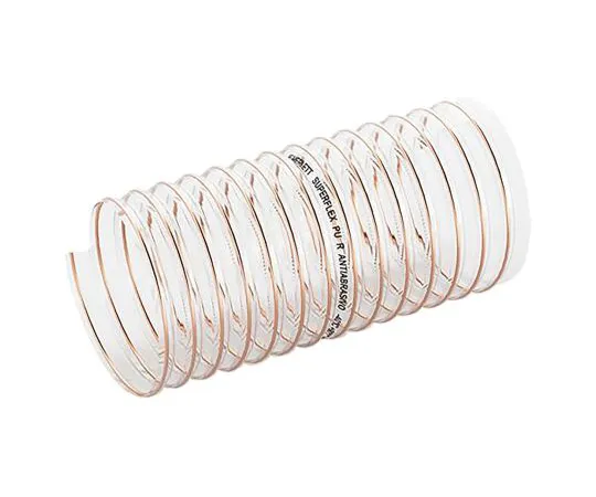 63-6994-50　Merlett Plastics PUR 5m Long Clear Flexible Ducting Reinforced, 200mm B*** Radius　9130552000000