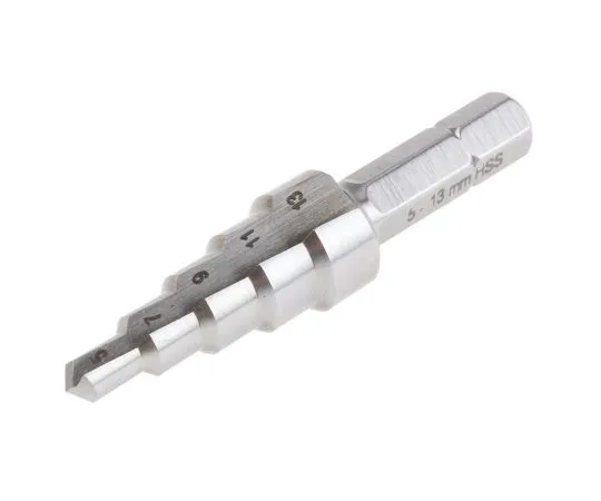 63-6643-36　RS PRO HSS Step Drill Bit 5mm x 13mm　423-860