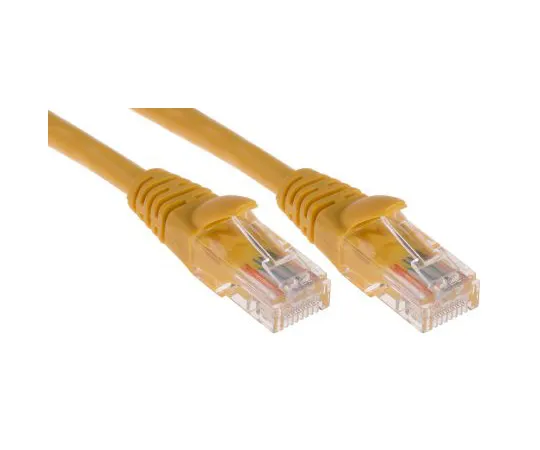 63-6702-92　RS PRO Yellow PVC Cat5e Cable U/UTP, 10m Male RJ45/Male RJ45 Terminated　556-528