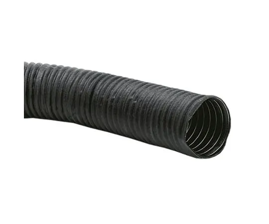 63-6992-91　Merlett Plastics Double Ply Neoprene Fabric 2m Long Black Flexible Ducting　841065