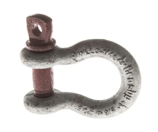 63-6715-56　RS PRO Bow Shackle, Zinc Plated Steel, 3.25t　674-106