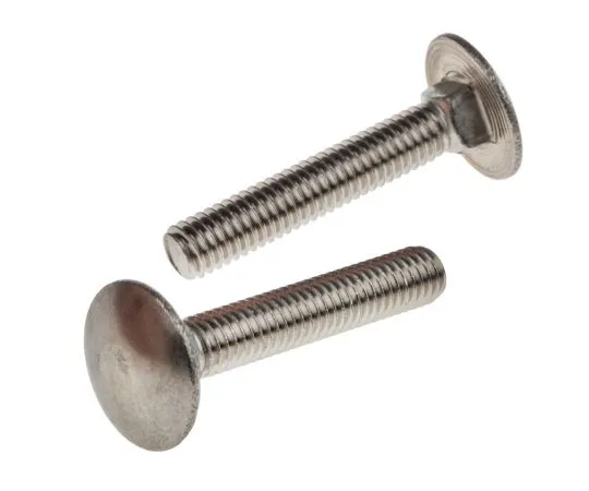 63-6833-52　Plain Stainless Steel Coach Bolt, M6 x 35mm　122-4420